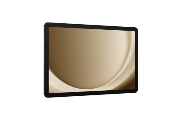 Samsung Galaxy Tab A9+ frente inclinada izquierda