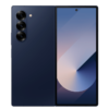 Samsung Z Fold 6 azul abierto de dorso (formato celular)