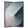 Samsung Z Fold 6 gris semi abierto de frente (formato tablet)