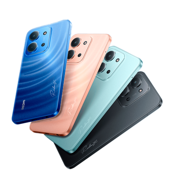 cuatro Redmi 15c de diferentes colores