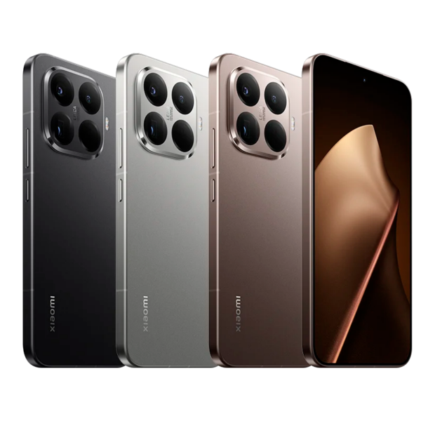 4 unidades de Xiaomi 15t pro una de cada calor y una de ellas vista de frente